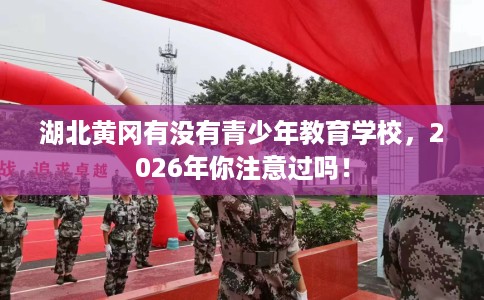 湖北黄冈有没有青少年教育学校，2026年你注意过吗！