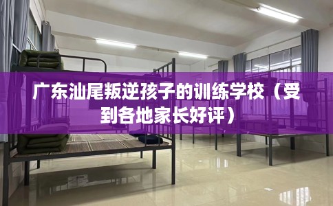 广东汕尾叛逆孩子的训练学校（受到各地家长好评）