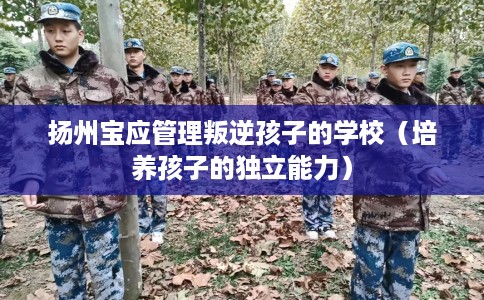 扬州宝应管理叛逆孩子的学校（培养孩子的独立能力）