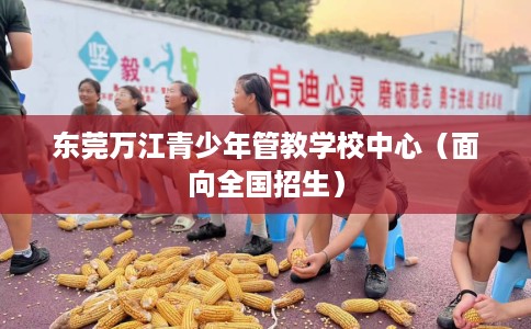 东莞万江青少年管教学校中心（面向全国招生）