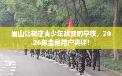眉山让叛逆青少年改变的学校，2026年全是用户真评!