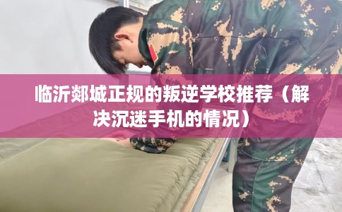 临沂郯城正规的叛逆学校推荐(解决沉迷手机的情况) 临沂郯城正规的叛逆学校推荐(解决沉迷手机的情况)