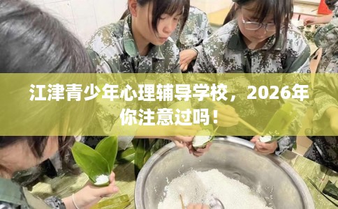 江津青少年心理辅导学校，2026年你注意过吗！