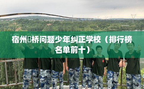 宿州埇桥问题少年纠正学校（排行榜名单前十）