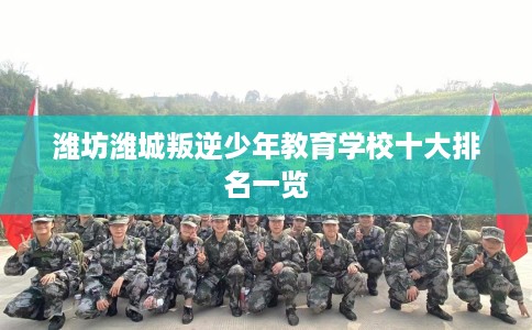 潍坊潍城叛逆少年教育学校十大排名一览