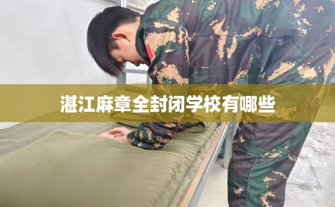湛江麻章全封闭学校有哪些