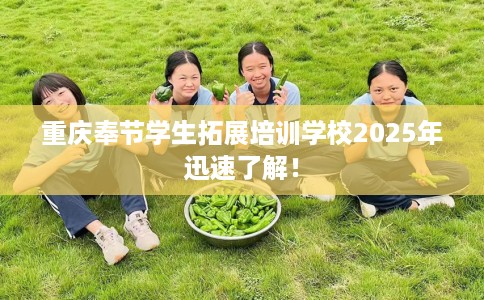 重庆奉节学生拓展培训学校2025年迅速了解！