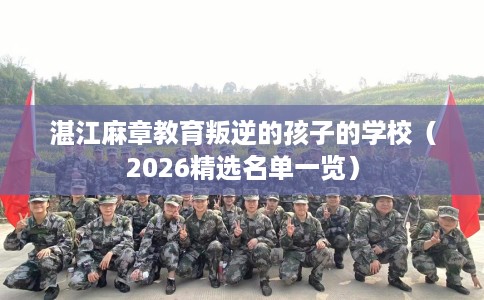 湛江麻章教育叛逆的孩子的学校（2026精选名单一览）