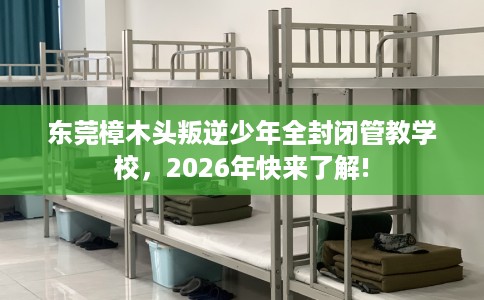 东莞樟木头叛逆少年全封闭管教学校，2026年快来了解!