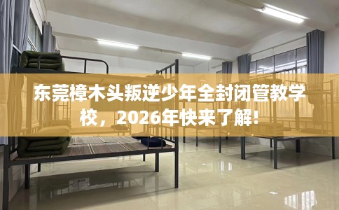 东莞樟木头叛逆少年全封闭管教学校，2026年快来了解!