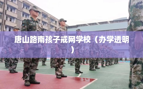 唐山路南孩子戒网学校（办学透明）