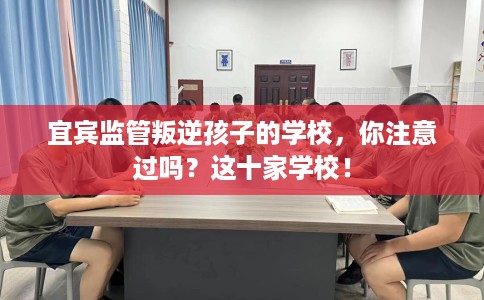 宜宾监管叛逆孩子的学校，你注意过吗？这十家学校！