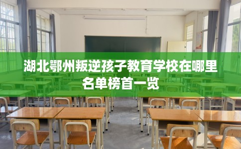 湖北鄂州叛逆孩子教育学校在哪里名单榜首一览