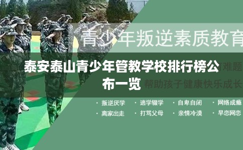 泰安泰山青少年管教学校排行榜公布一览