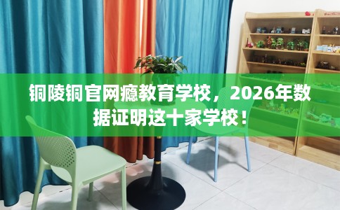铜陵铜官网瘾教育学校,2026年数据证明这十家学校! 铜陵铜官网瘾教育学校,2026年数据证明这十家学校!