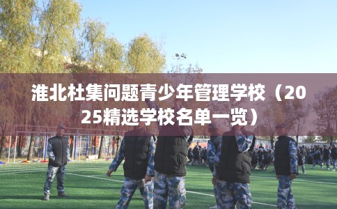 淮北杜集问题青少年管理学校（2025精选学校名单一览）