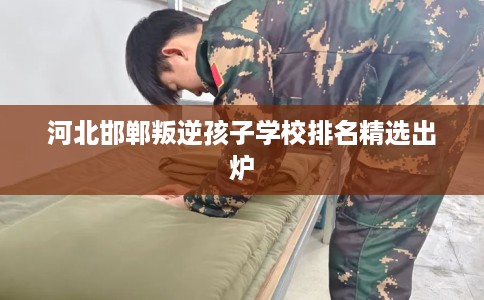 河北邯郸叛逆孩子学校排名精选出炉