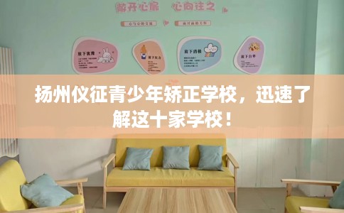 扬州仪征青少年矫正学校，迅速了解这十家学校！