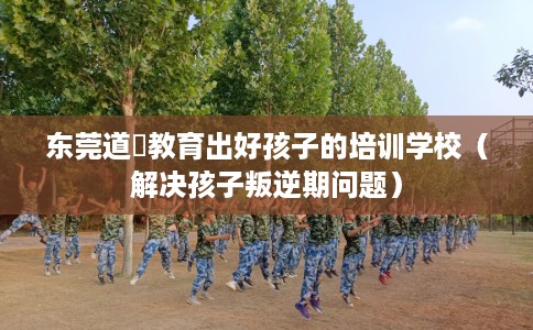 东莞道滘教育出好孩子的培训学校（解决孩子叛逆期问题）