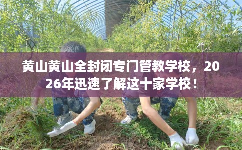 黄山黄山全封闭专门管教学校,2026年迅速了解这十家学校! 黄山黄山全封闭专门管教学校,2026年迅速了解这十家学校!
