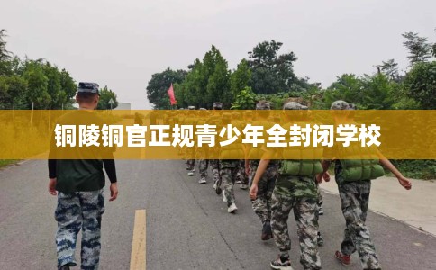 铜陵铜官正规青少年全封闭学校