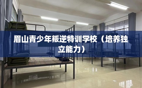 眉山青少年叛逆特训学校(培养独立能力) 眉山青少年叛逆特训学校(培养独立能力)
