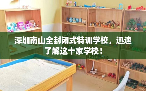 深圳南山全封闭式特训学校，迅速了解这十家学校！