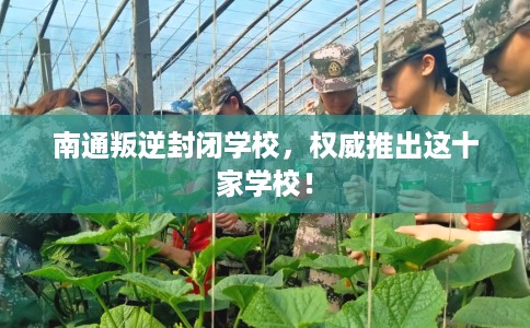 南通叛逆封闭学校，权威推出这十家学校！