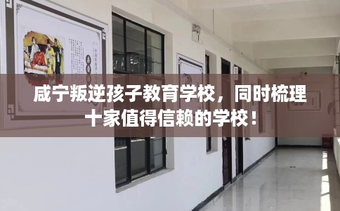 咸宁叛逆孩子教育学校，同时梳理十家值得信赖的学校！