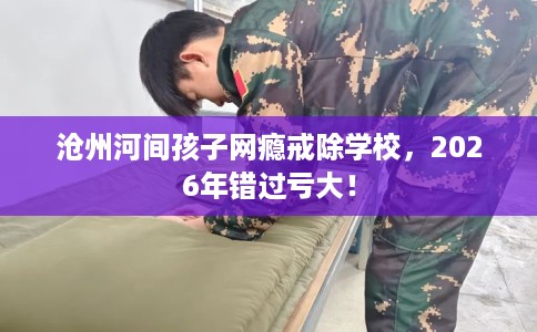 沧州河间孩子网瘾戒除学校，2026年错过亏大！