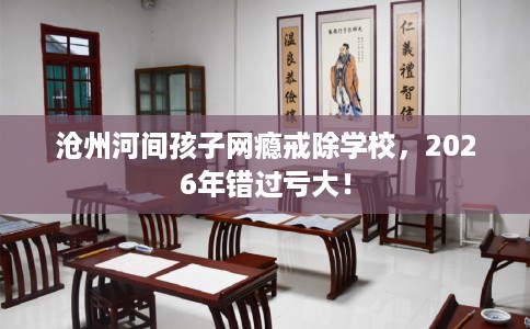 沧州河间孩子网瘾戒除学校，2026年错过亏大！