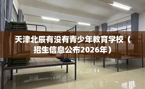 天津北辰有没有青少年教育学校（招生信息公布2026年）
