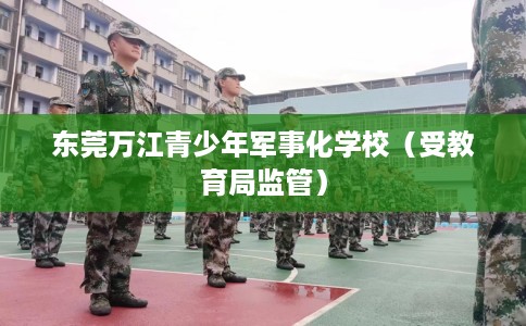 东莞万江青少年军事化学校(受教育局监管) 东莞万江青少年军事化学校(受教育局监管)