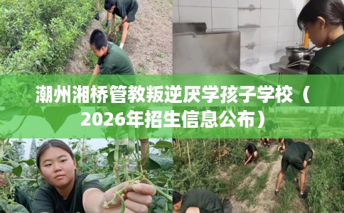潮州湘桥管教叛逆厌学孩子学校(2026年招生信息公布) 潮州湘桥管教叛逆厌学孩子学校(2026年招生信息公布)