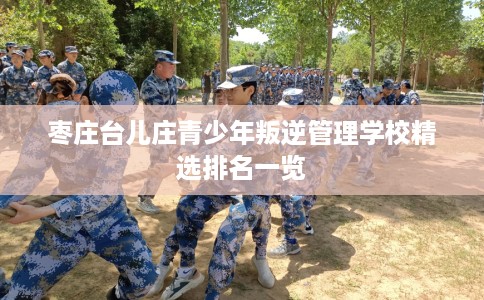 枣庄台儿庄青少年叛逆管理学校精选排名一览
