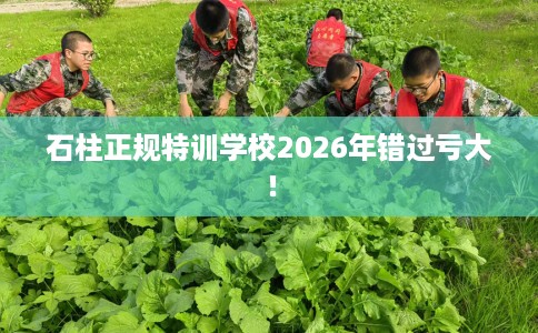 石柱正规特训学校2026年错过亏大! 石柱正规特训学校2026年错过亏大!