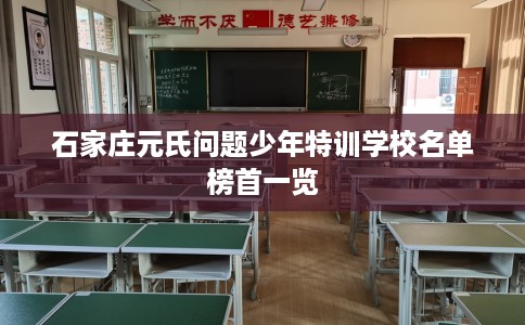 石家庄元氏问题少年特训学校名单榜首一览