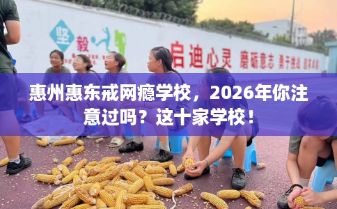 惠州惠东戒网瘾学校,2026年你注意过吗?这十家学校! 惠州惠东戒网瘾学校,2026年你注意过吗?这十家学校!
