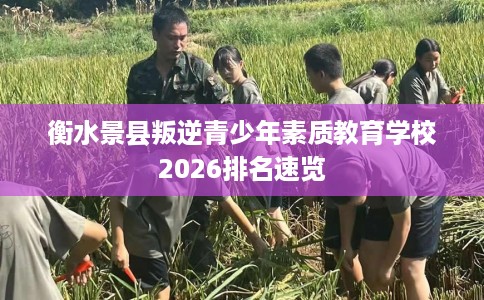 衡水景县叛逆青少年素质教育学校2026排名速览