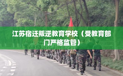 江苏宿迁叛逆教育学校（受教育部门严格监管）