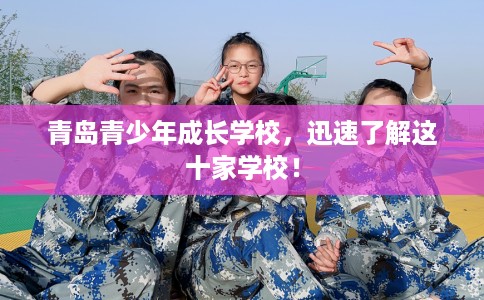 青岛青少年成长学校，迅速了解这十家学校！