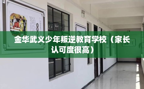 金华武义少年叛逆教育学校（家长认可度很高）