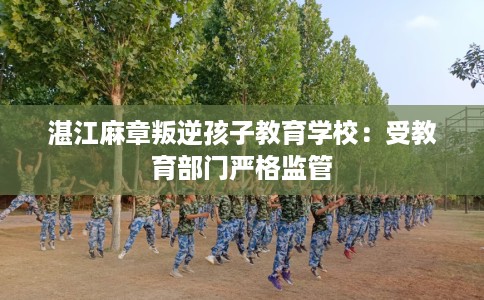 湛江麻章叛逆孩子教育学校：受教育部门严格监管