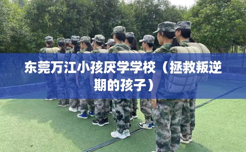 东莞万江小孩厌学学校（拯救叛逆期的孩子）