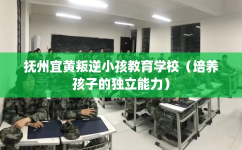 抚州宜黄叛逆小孩教育学校（培养孩子的独立能力）