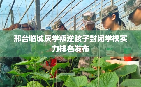 邢台临城厌学叛逆孩子封闭学校实力排名发布