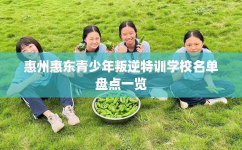 惠州惠东青少年叛逆特训学校名单盘点一览