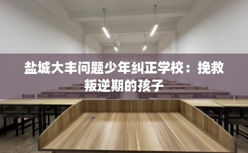 盐城大丰问题少年纠正学校：挽救叛逆期的孩子