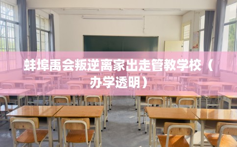 蚌埠禹会叛逆离家出走管教学校（办学透明）