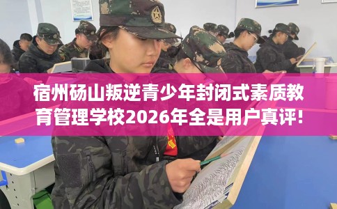 宿州砀山叛逆青少年封闭式素质教育管理学校2026年全是用户真评!